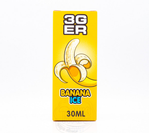 Набор для приготовления жидкости 3Ger Salt Banana Ice 30ml 50mg на солевом никотине со вкусом банана с холодком