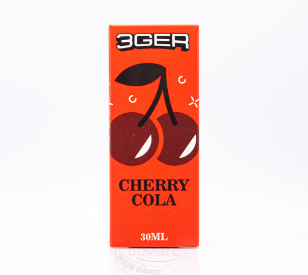 Набор для приготовления жидкости 3Ger Salt Cherry Cola 30ml 30mg на солевом никотине со вкусом вишневой кока-колы
