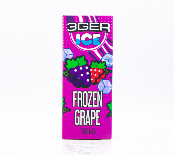 Набор для приготовления жидкости 3Ger Salt Frozen Grape 30ml 30mg на солевом никотине со вкусом винограда с холодком