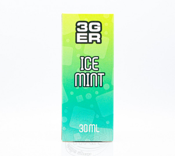 Набір для приготування рідини 3Ger Salt Ice Mint 30ml 50mg на сольовому нікотині зі смаком м'ятної жуйки