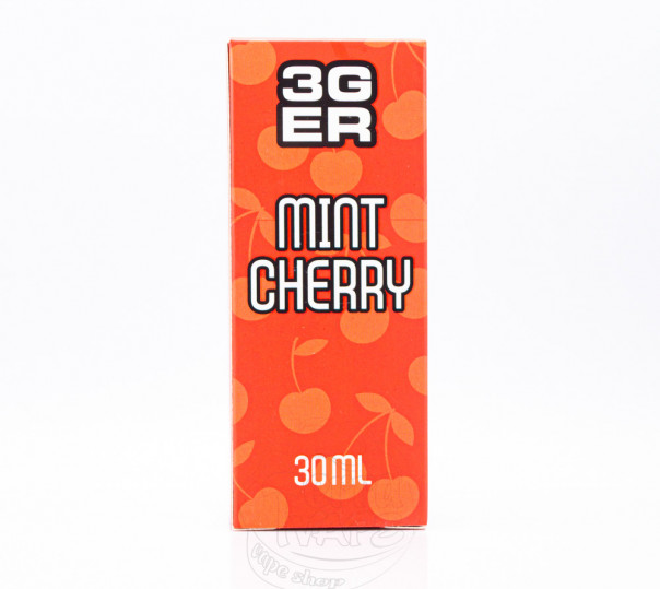 Набір для приготування рідини 3Ger Salt Mint Cherry 30ml 30mg на сольовому нікотині зі смаком вишні з м'ятою