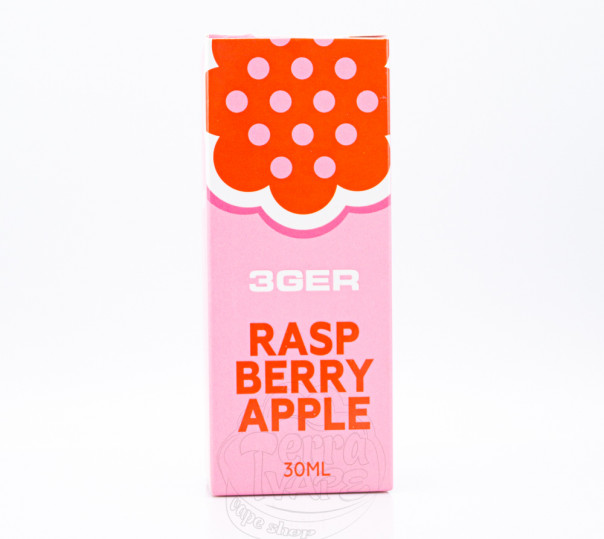 Набір для приготування рідини 3Ger Salt Raspberry Apple 30ml 50mg на сольовому нікотині зі смаком яблука та малини