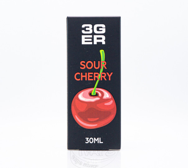 Набір для приготування рідини 3Ger Salt Sour Cherry 30ml 30mg на сольовому нікотині зі смаком кислої вишні