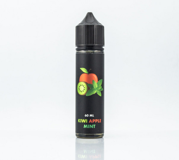 Рідина 3Ger Organic Kiwi Apple Mint 60ml 3mg на органічному нікотині зі смаком ківі та яблука з м'ятою