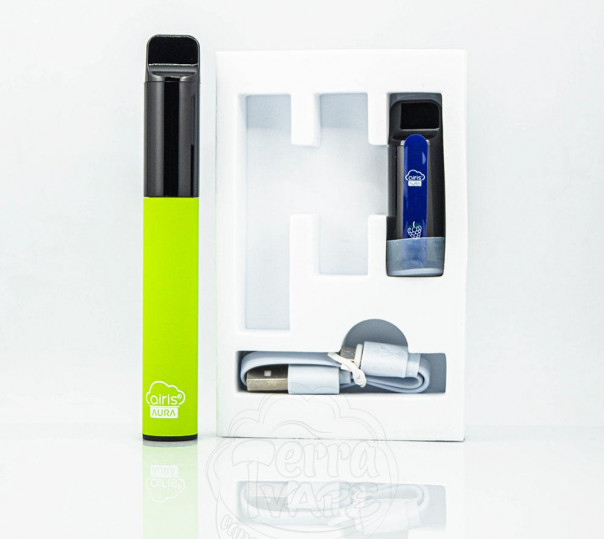 Airis Aura Starter Kit 5% Green (Cool Mint/Blue Razz) POD система