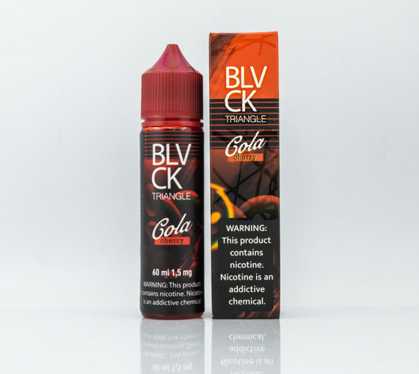 Рідина Black Triangle Organic Cola Cherry 60ml 3mg на органічному нікотині зі смаком вишневої коли