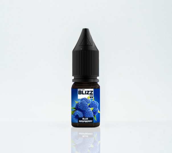Рідина Blizz Salt Blue Raspberry 10ml 50mg на сольовому нікотині зі смаком блакитної малини