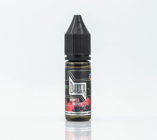 Жидкость Chaser Black Salt Triple Berry 15ml 50mg на солевом никотине со вкусом ягод