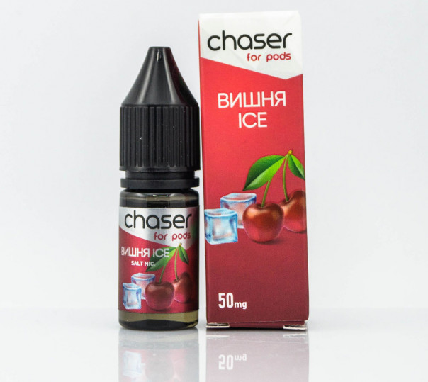 Жидкость Chaser For Pods Salt Вишня Ice 10ml 50mg на солевом никотине