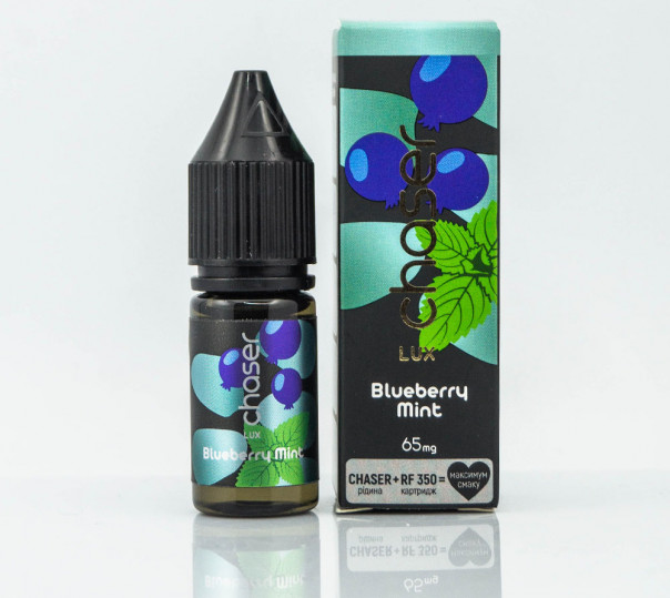 Жидкость Chaser Lux Salt Blueberry Mint 11ml 50mg на солевом никотине со вкусом черники с мятой