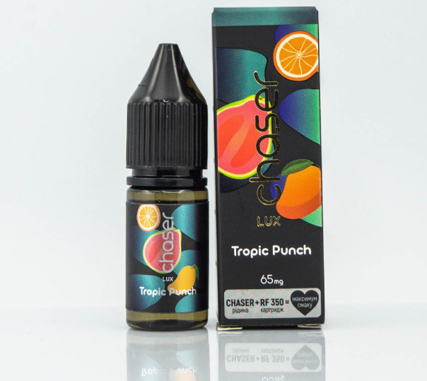 Жидкость Chaser Lux Salt Tropic Punch 11ml 50mg на солевом никотине со вкусом манго и апельсина