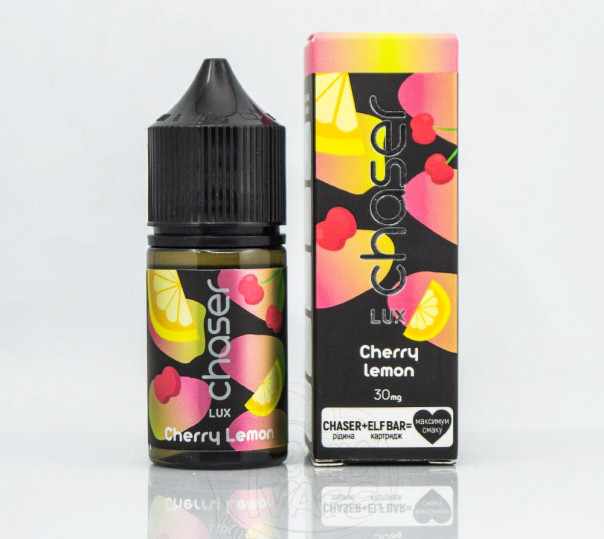 Жидкость Chaser Lux Salt Cherry Lemon 30ml 30mg на солевом никотине со вкусом вишни и лимона