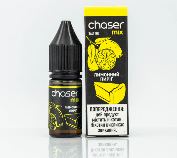 Жидкость Chaser Mix Salt Лимонний Пиріг 10ml 50mg на солевом никотине