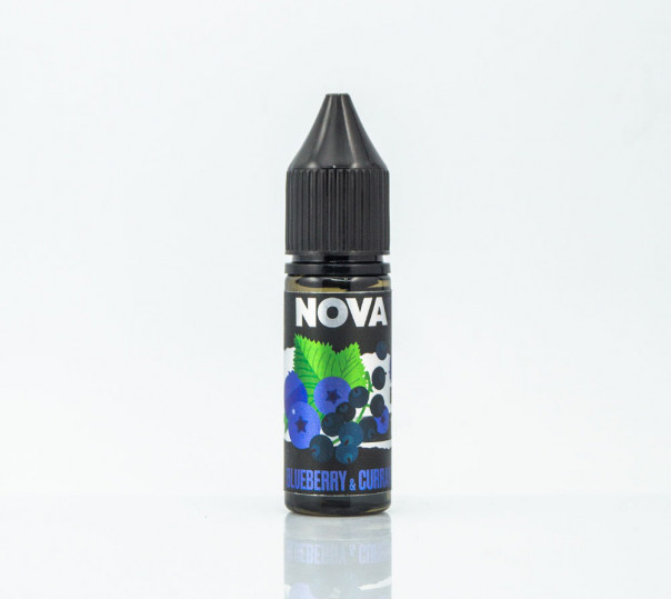 Жидкость Nova Salt Blueberry Currant 15ml 50mg на солевом никотине со вкусом черники и смородины