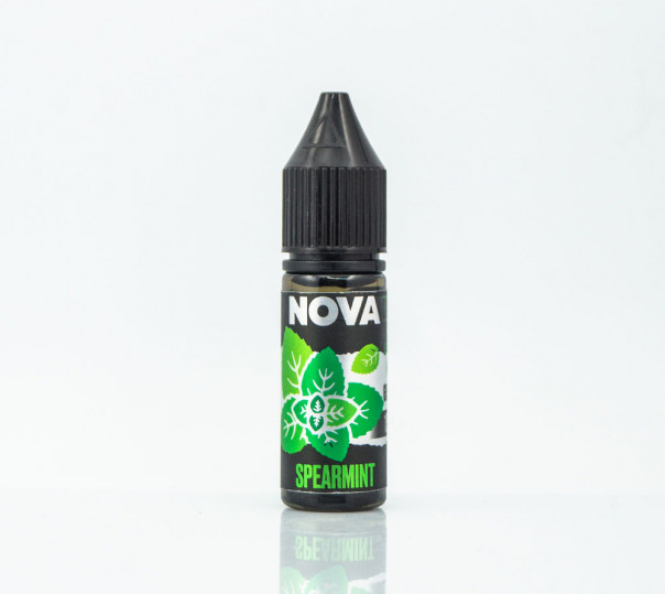 Жидкость Nova Salt Spearmint 15ml 50mg на солевом никотине со вкусом мятной жвачки