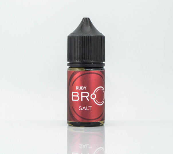 Рідина BRO Salt Ruby 30ml 50mg на сольовому нікотині зі смаком малини