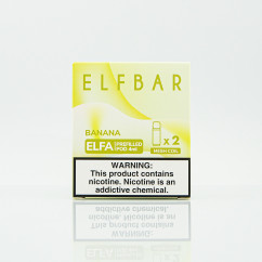 Картридж для Elf Bar ELFA - Banana (Банан) Многоразовая POD система
