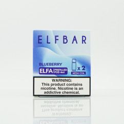 Картридж для Elf Bar ELFA - Blueberry (Черника) Многоразовая POD система