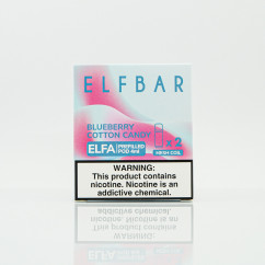 Картридж для Elf Bar ELFA - Blueberry Cotton Candy (Сладкая вата) POD система