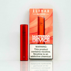 Elf Bar Mate500 Pod Red (Червоний) 500mAh Електронна сигарета
