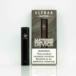 Elf Bar Mate500 Pod Black (Черный) 500mAh Электронная сигарета