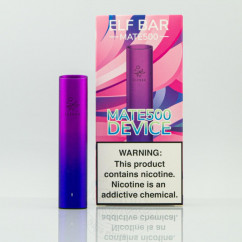 Elf Bar Mate500 Pod Aurora Purple (Фиолетовый) 500mAh Электронная сигарета