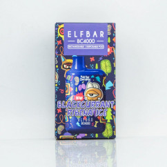 Elf Bar BC4000 LE Black Currant Ribena Ice (Лимонад із чорної смородини) Одноразова електронна сигарета