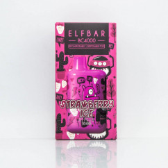 Elf Bar BC4000 LE Strawberry Ice (Полуниця з холодком) Одноразова електронна сигарета