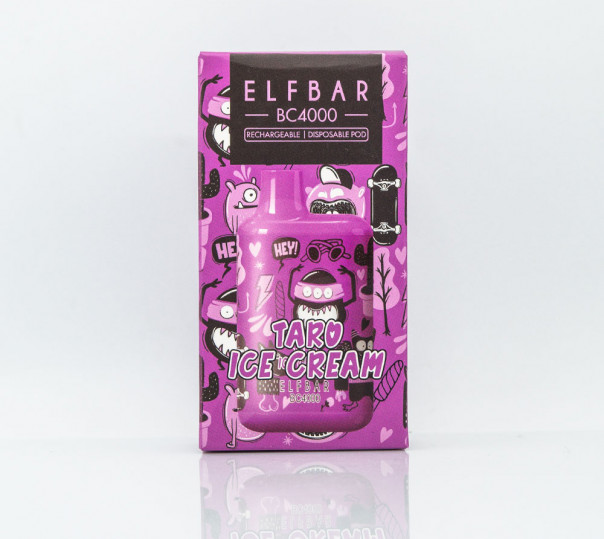 Elf Bar BC4000 LE Taro Ice Cream (Лавандово-фисташковое мороженое) Одноразовый POD