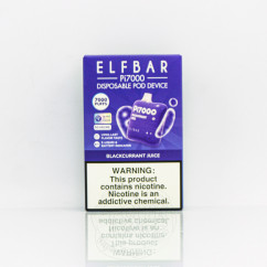 Elf Bar Pi7000 Blackcurrant Juice (чорна смородина) Одноразова електронна сигарета