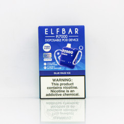 Elf Bar Pi7000 Blue Razz Ice (голубая малина с холодом) Одноразовая электронная сигарета