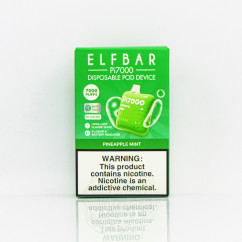 Elf Bar Pi7000 Pineapple Mint (ананас с мятой) Одноразовая электронная сигарета