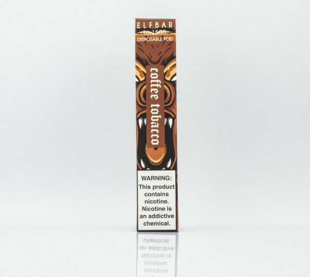 Elf Bar Lux 1500 Coffee Tobacco (Кофе с табаком) Одноразовый POD