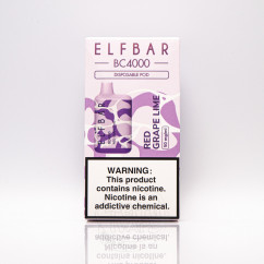 Elf Bar BC4000 Red Grape Lime (Виноград с лаймом) Электронная сигарета
