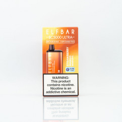 Elf Bar BC5000 Ultra Strawberry Mango (Клубника с манго) Электронная сигарета