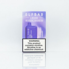 Elf Bar LB5000 Blueberry Raspberry Cherry (Черника, малина, вишня) Одноразовая электронная сигарета
