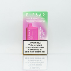 Elf Bar LB5000 Strawberry Blueberry Cherry (Клубника, черника, вишня) Электронная сигарета