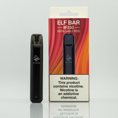 Elf Bar RF350 Pod Kit Black (Чорний) 350mAh Багаторазова POD система