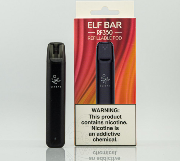 Elf Bar RF350 Pod Kit Black (Черный) 350mAh Многоразовая POD система