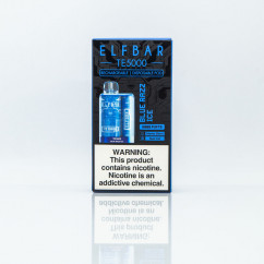 Elf Bar TE5000 Blue Razz Ice (Синяя малина с холодком) Электронная сигарета