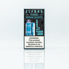 Elf Bar TE5000 Blueberry Ice (Чорниця з холодком) Одноразова електронна сигарета