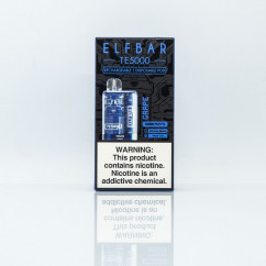 Elf Bar TE5000 Grape (Виноград) Одноразовая электронная сигарета