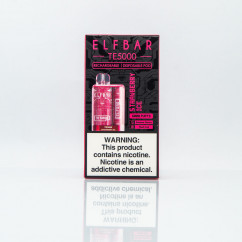 Elf Bar TE5000 Strawberry Ice (Полуниця з холодком) Одноразова електронна сигарета