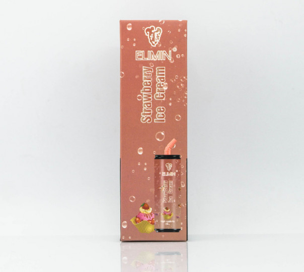 Elimin Strawberry Ice Cream (Полуничне морозиво) 6000 затяжок Одноразовий POD