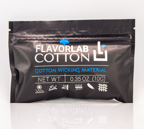 Вата для вейпа Flavorlab Cotton (2g/10g)