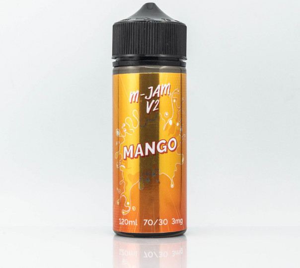 Жидкость M-JAM V2 Mango 120ml 3mg на органическом никотине со вкусом манго