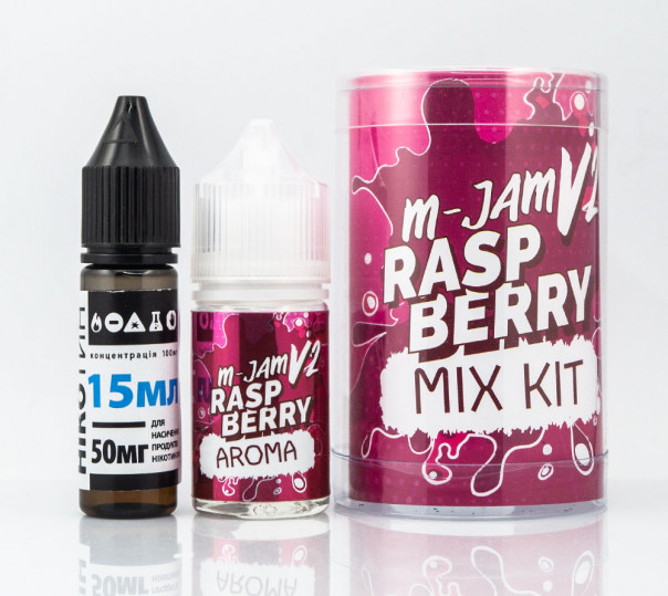 Набор для приготовления жидкости M-Jam v2 Salt Raspberry 30ml 50mg на солевом никотине
