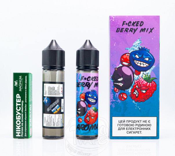 Жидкость Fucked Organic Berry Mix 60ml 3mg на органическом никотине со вкусом ягод