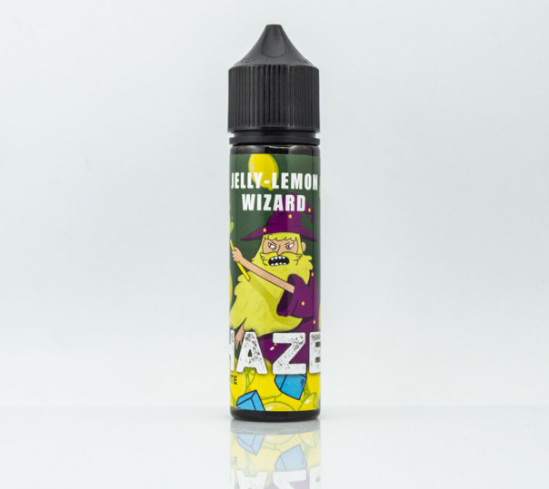 Жидкость Haze Organic Jelly-Lemon Wizard 60ml 0mg без никотина со вкусом лимонной конфеты с холодком