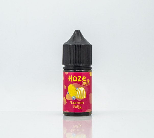 Жидкость Haze Salt Lemon Jelly 30ml 25mg на солевом никотине со вкусом лимонных желеек с холодком